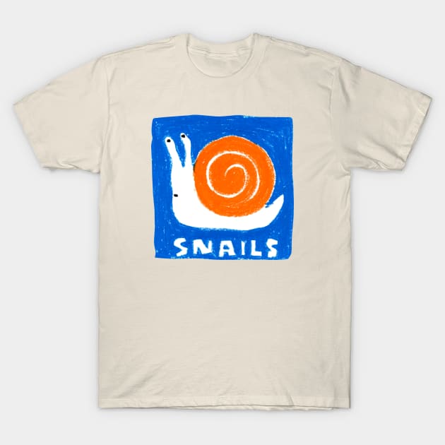 Snails T-Shirt by shioritamura